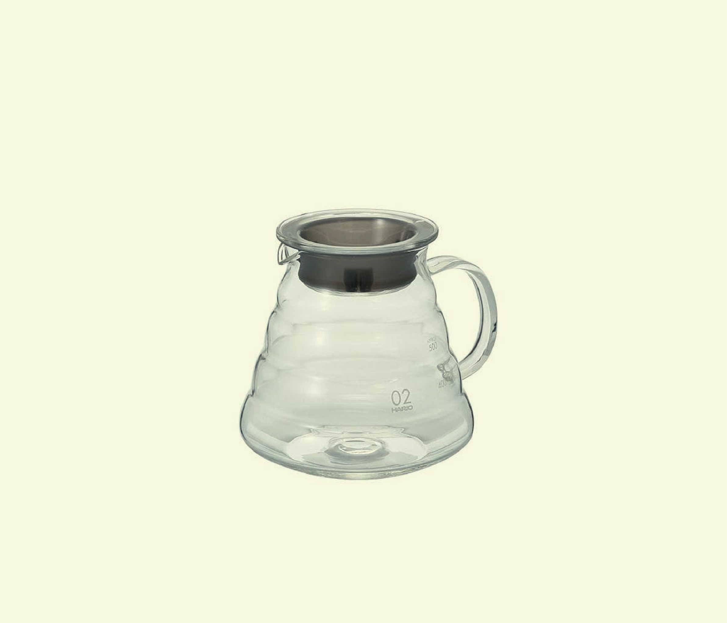 Hario V60 Range Server Clear - Size 02 600ml - Rascal Coffee