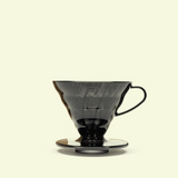 Hario V60 Coffee Dripper Set Transparent Black Size 02 - Rascal Coffee