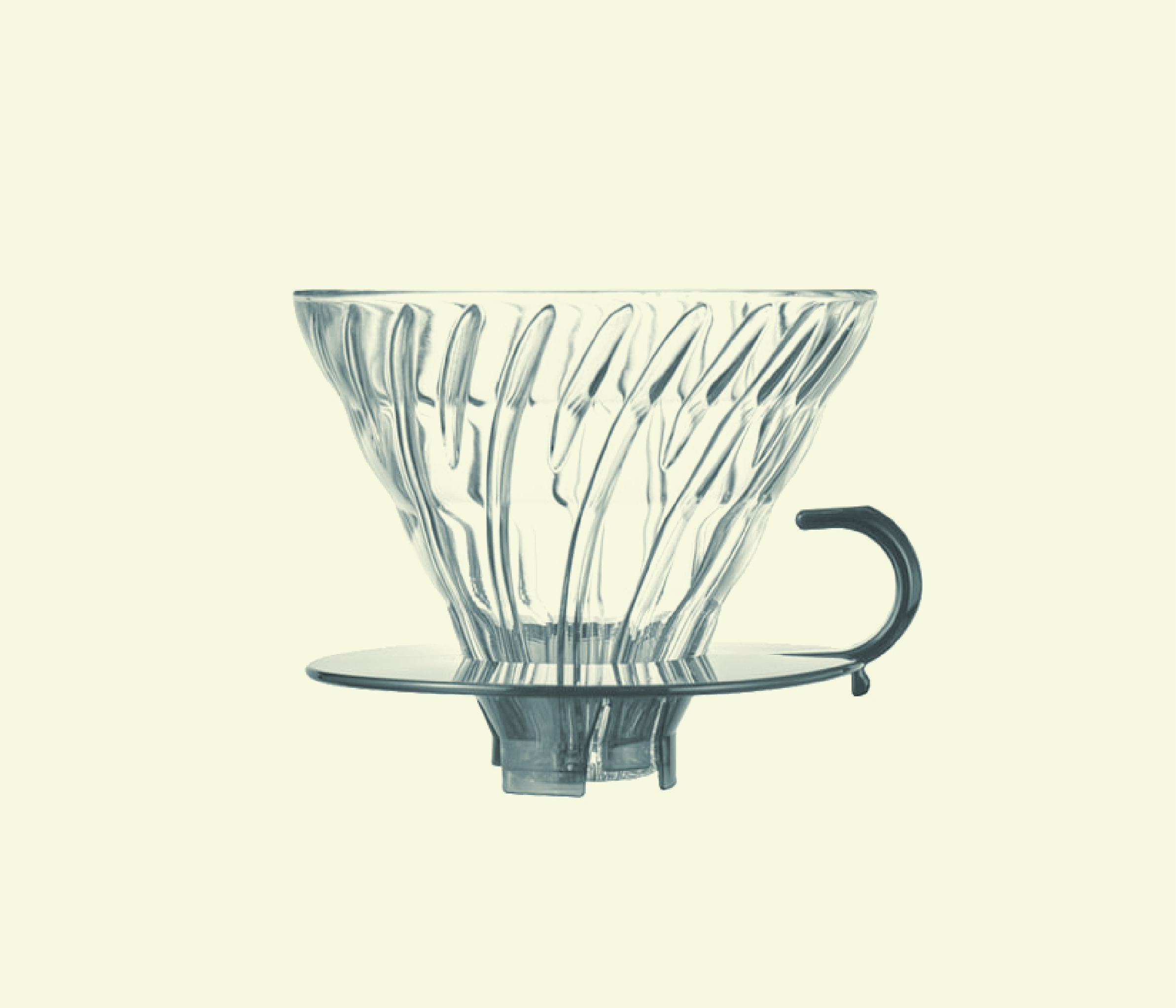 Hario V60 Plastic Coffee Dripper - Size 02 (Clear) - Rascal Coffee