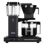 matte black moccamaster kbg select coffee machine