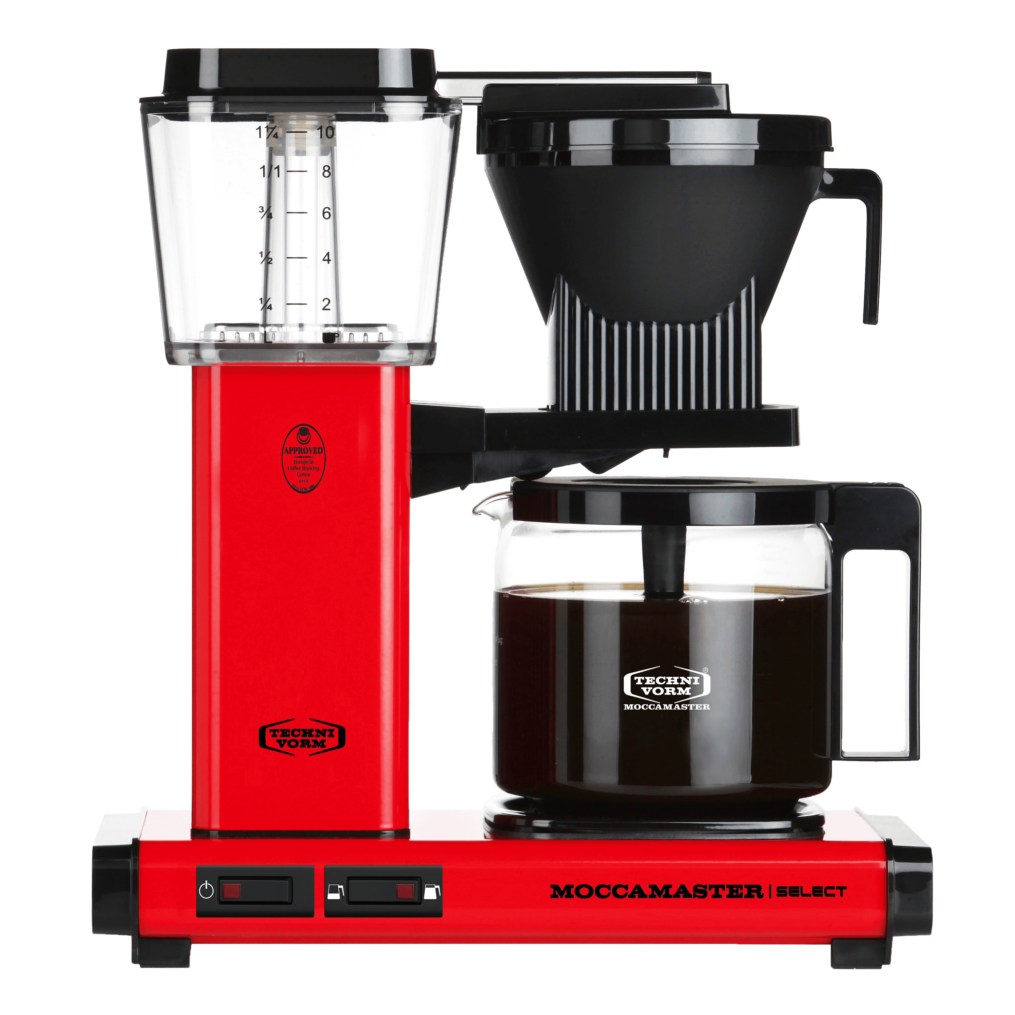 red moccamaster kbg select coffee machine