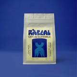 coffee bag with guatemalan label