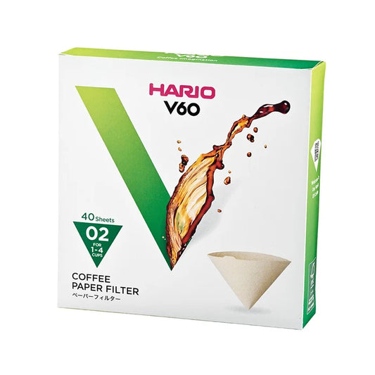 Hario V60 Filters Size 02 - Brown (40 pack)