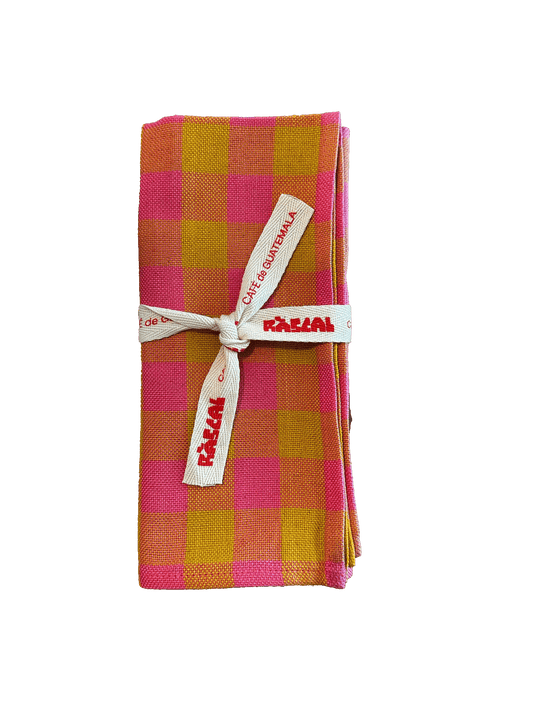 Rascal Hand-Loomed Checkered Tea Towels