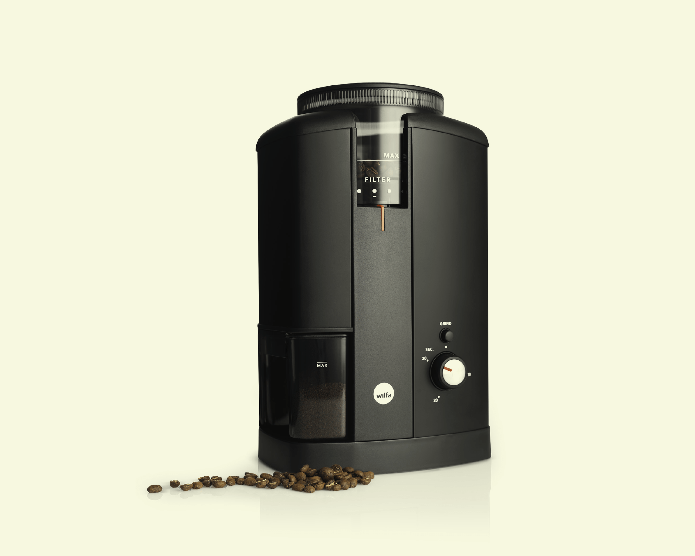 Wilfa Svart Aroma Precision Coffee Grinder (Black) - Rascal Coffee