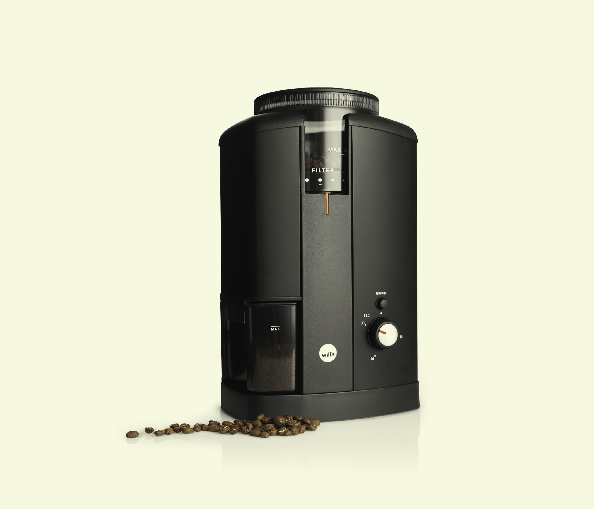 Wilfa Svart Aroma Precision Coffee Grinder (Black) - Rascal Coffee