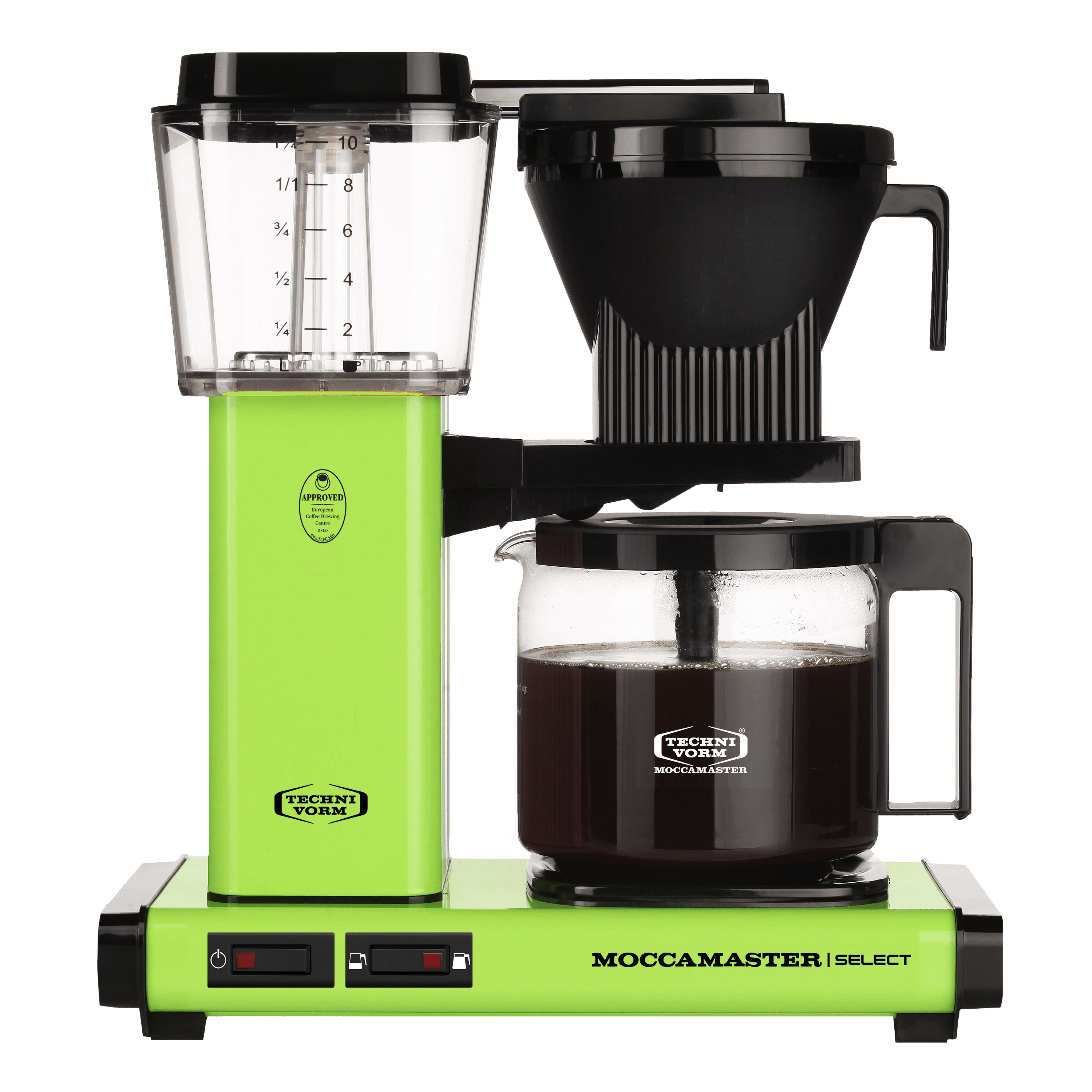 lime green, fresh green, moccamaster kbg select coffee machine