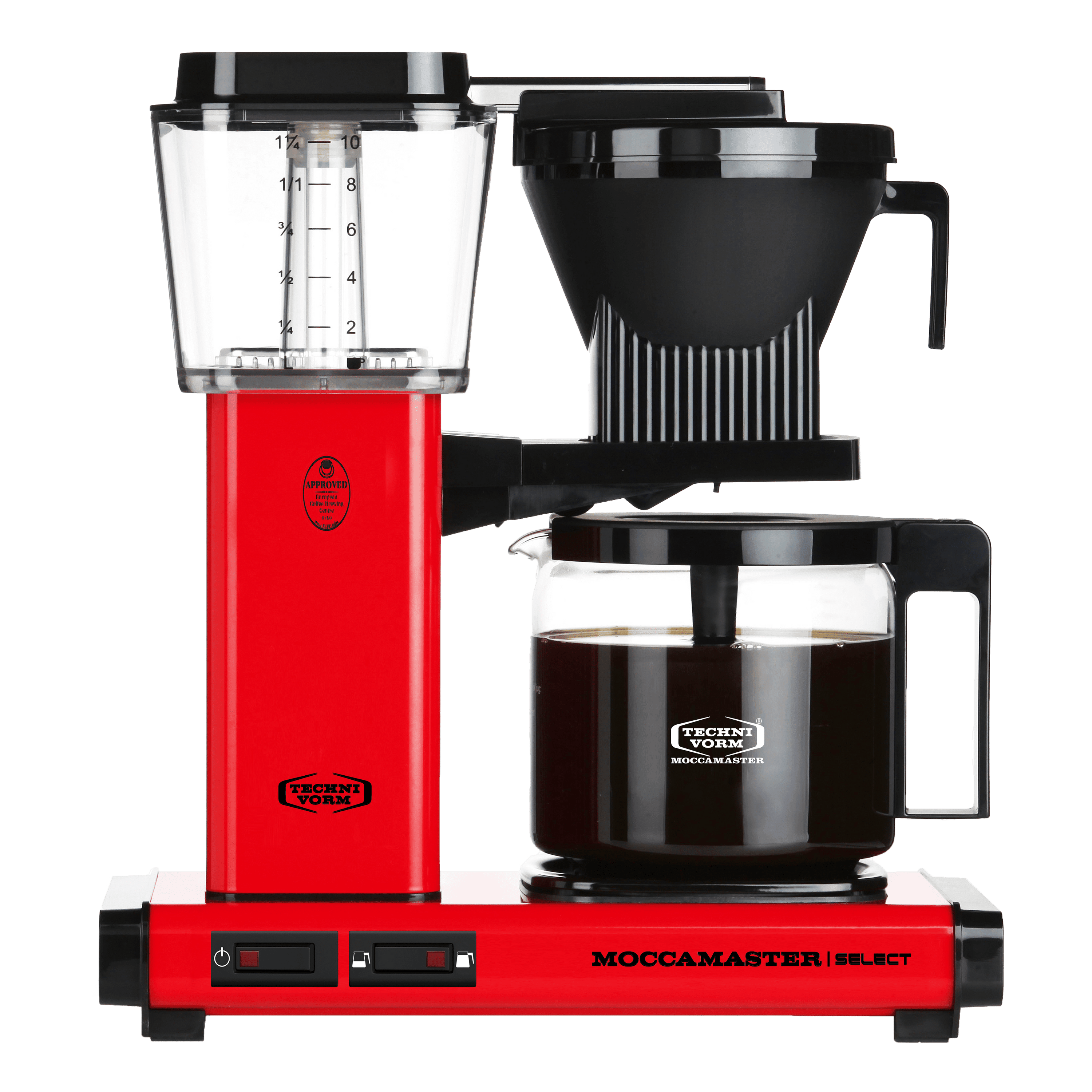 red moccamaster kbg select coffee machine